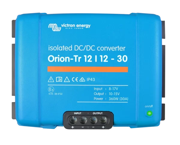 Orion-Tr 12/12-30A (360W) Isolated DC-DC converter